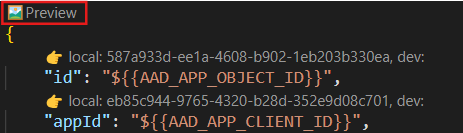 Screenshot shows the preview of add codelens.